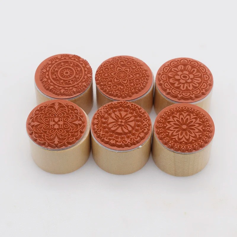 Soap Stamp Custom - Carimbo de Borracha de Madeira com