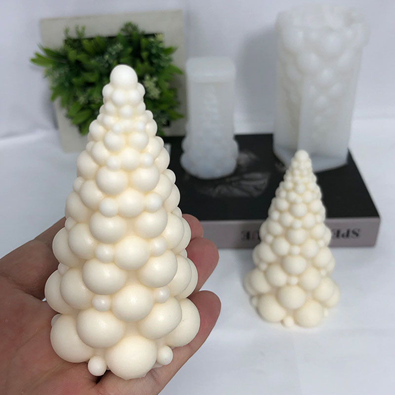 Soap Making Equipment For Beginners - 3D Bolha Árvore De Natal Silicone