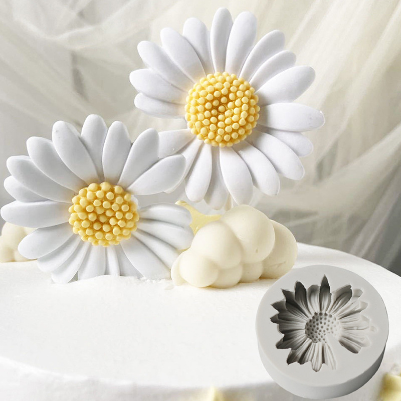 Soap Making Supplies Australia - 3D Daisy Flower Mold Sun Silicone