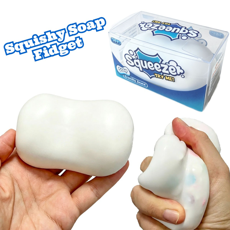 Soap Making Game - Bola antiestresse em formato de sabonete,