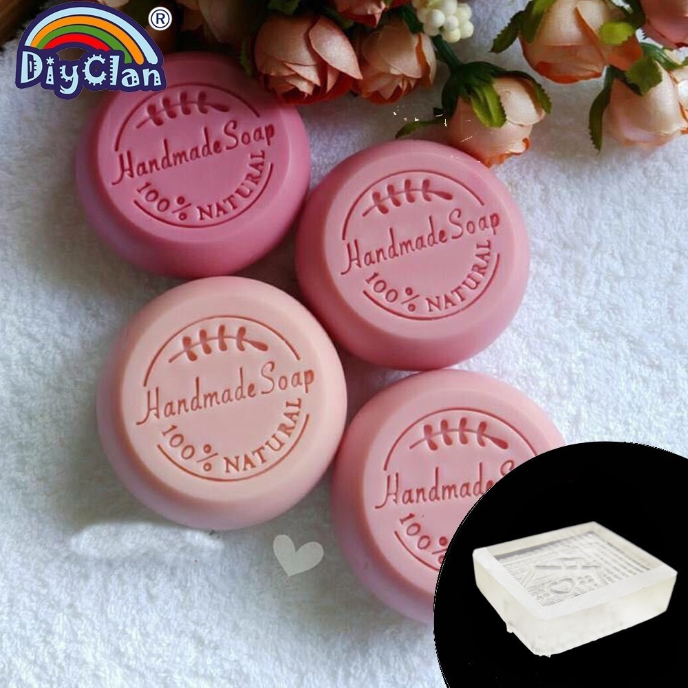 Handmade Transparente Sabão Ac - Soap Stamp Custom avaliação e preço