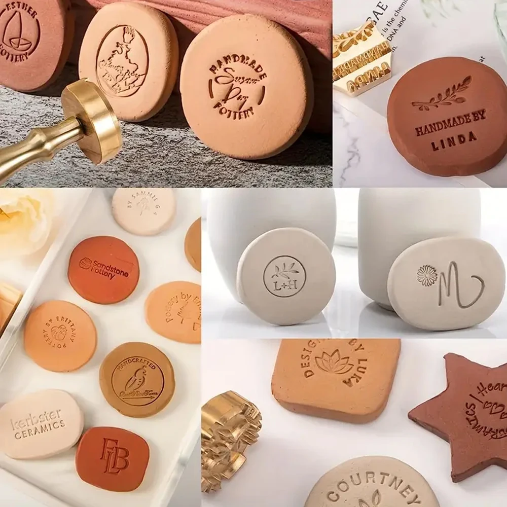 Carimbo de Argila Personalizad - Soap Stamp Custom avaliação e preço