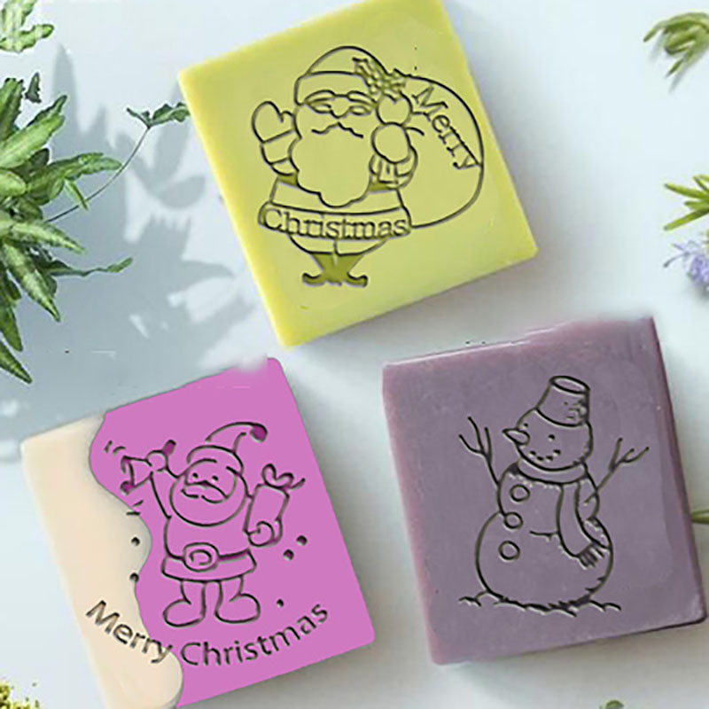Handmade Xmas Series Acrílico  - Soap Stamp Custom avaliação e preço