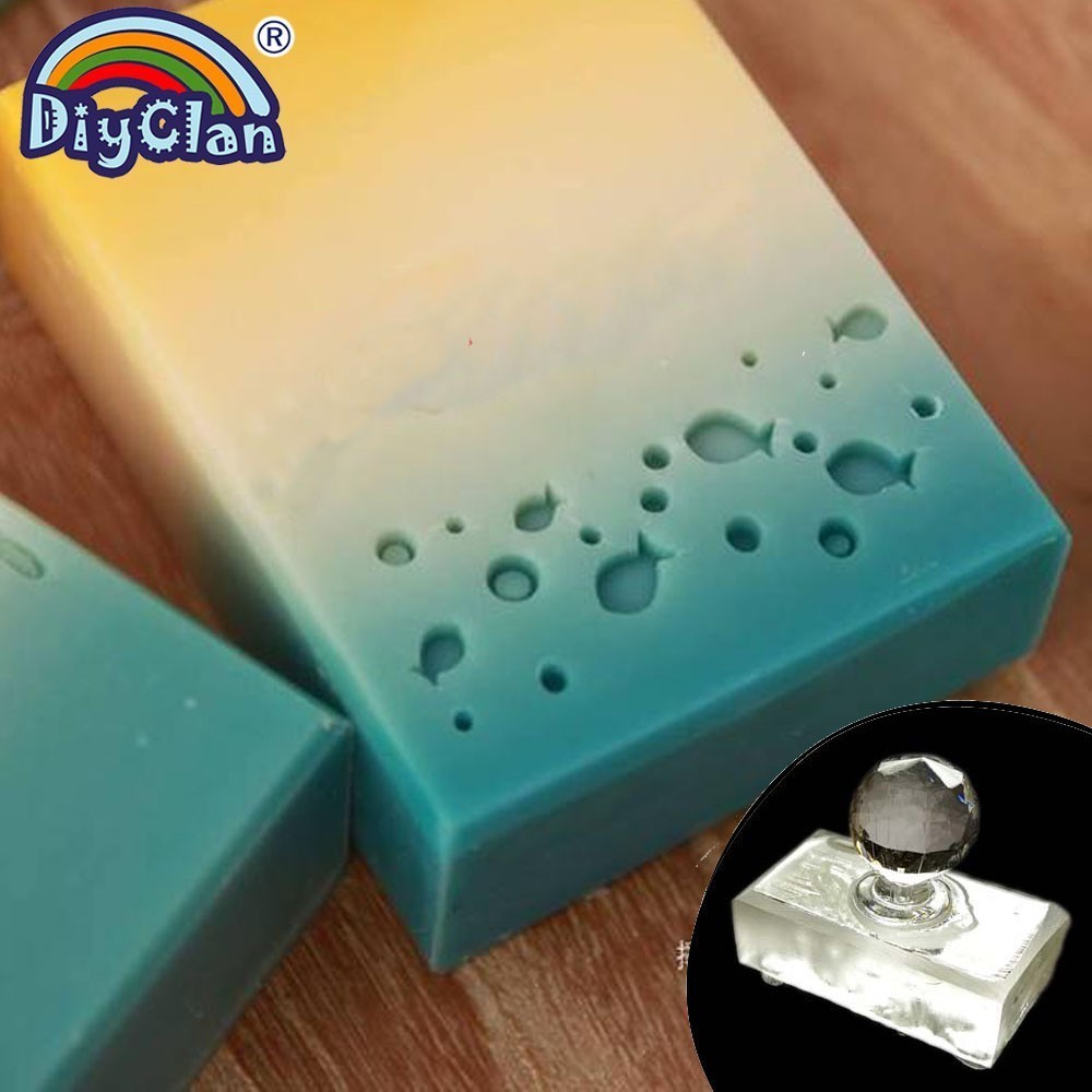 Carimbo de Sabão de Acrílico A - Soap Stamp Custom avaliação e preço