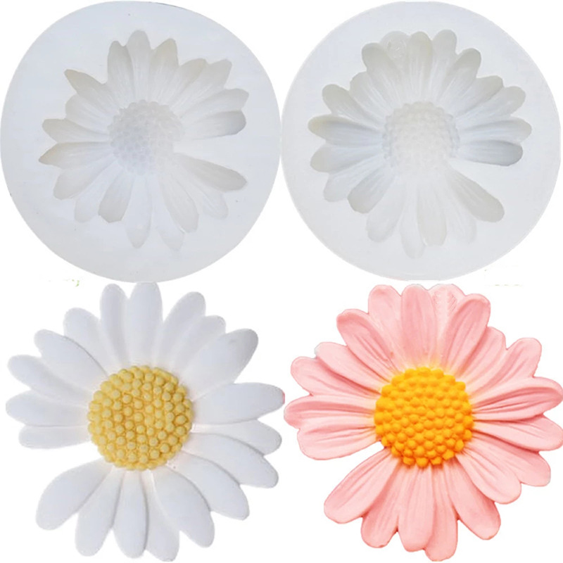 3D Daisy Flower Mold Sun Silic - Soap Making Supplies Australia avaliação e preço