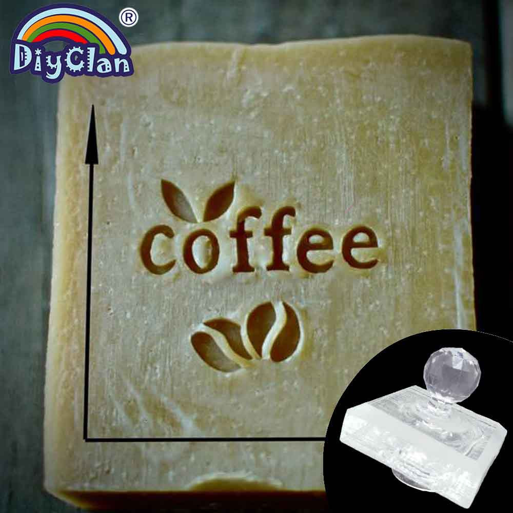 Carimbo de sabão artesanal com - Soap Stamp Custom avaliação e preço