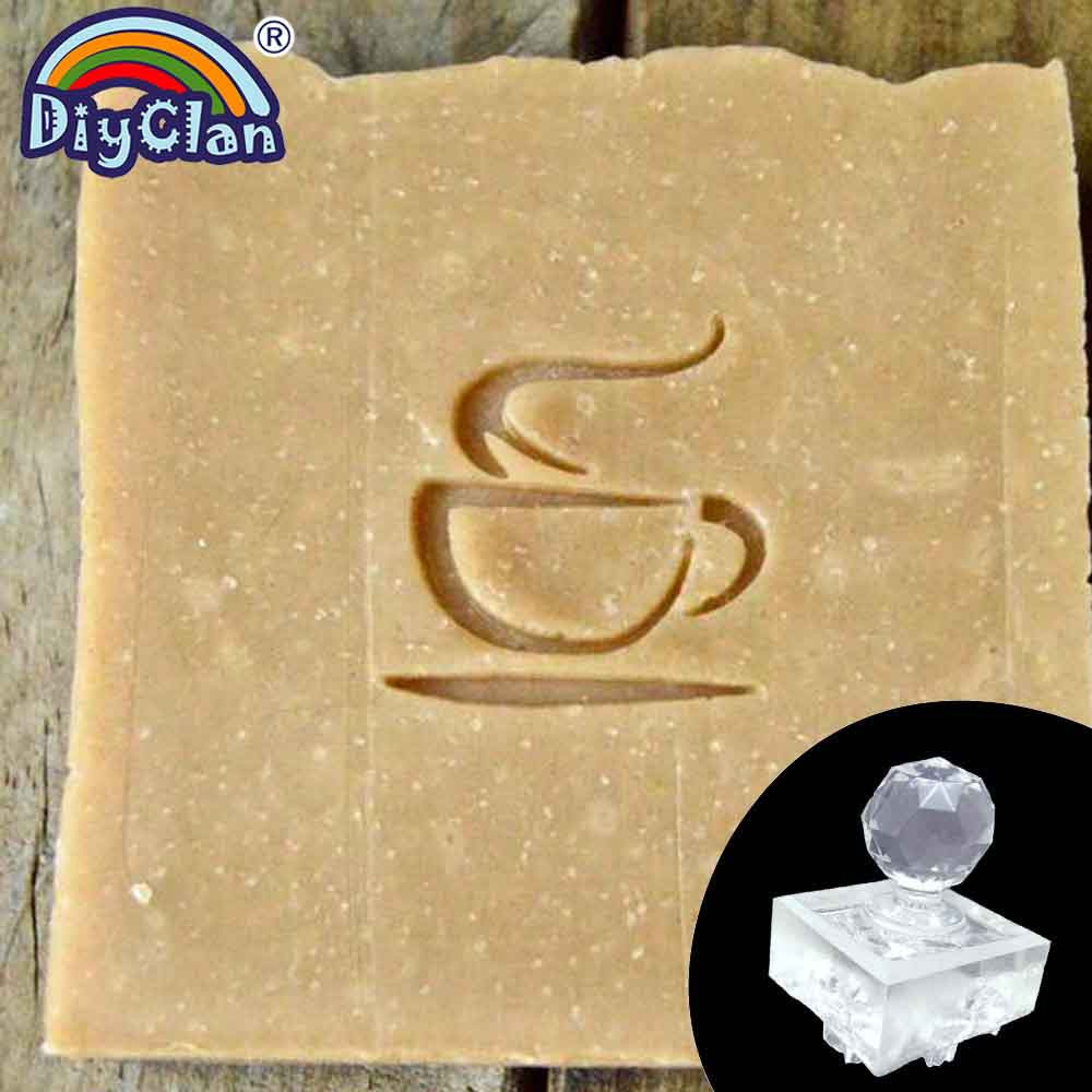 Carimbo de sabão artesanal com - Soap Stamp Custom avaliação e preço