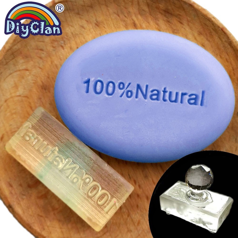 Carimbo de sabão transparente  - Soap Stamp Custom avaliação e preço