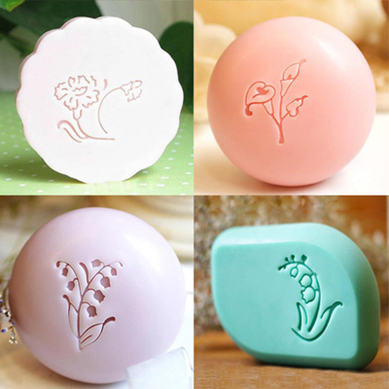 Carimbo de sabão artesanal com - Soap Stamp Custom avaliação e preço