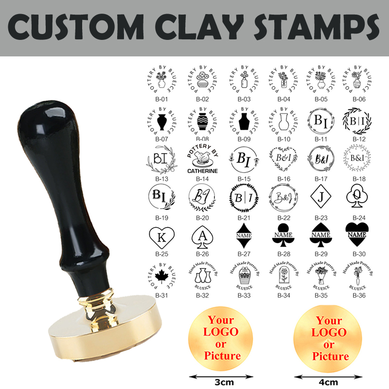 Diy carimbo de cerâmica person - Soap Stamp Custom avaliação e preço